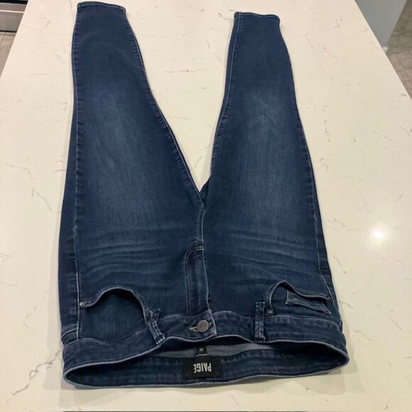 Paige Jeans Women's Size 30 Blue Verdugo Ankle Skinny Mid Rise Stretch - Picture 8 of 12